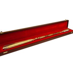 Позолоченная ложка для обуви «Гербовая»