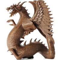 Резная фигурка «Дракон» — как символ Нового 2024 года
