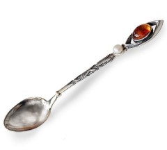 Кофейная ложечка «Императрица» из серебра