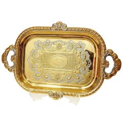 Позолоченный набор для водки «Трио»