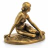 Сувенирная фигурка девушки «Весна» из бронзы для интерьера дома
