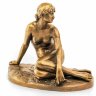 Сувенирная фигурка девушки «Весна» из бронзы для интерьера дома