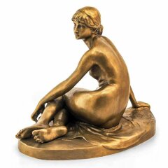 Сувенирная фигурка девушки «Весна» из бронзы для интерьера дома