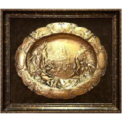 Картина гравюра «Диана в купании»