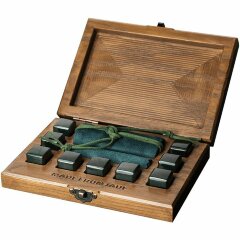 Нефритовые камни «Байкал» для виски (9 шт)