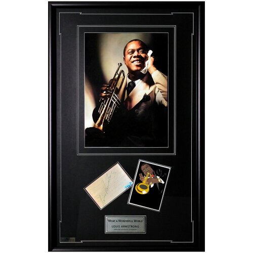 Подлинный автограф «Луи Армстронг»