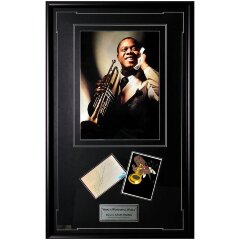 Подлинный автограф «Луи Армстронг»