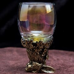 Подарочная стопка перевёртыш «Заяц» фиолетового цвета