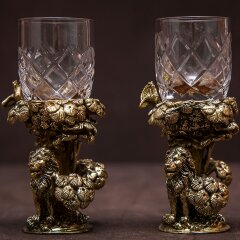 Подарочные рюмки для водки «Лев»