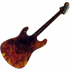 Сувенир из янтаря «Электрогитара» в подарок музыканту