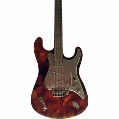 Сувенир из янтаря «Электрогитара» в подарок музыканту