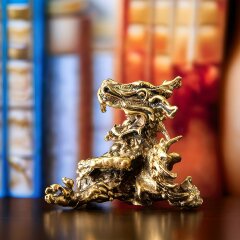 Бронзовая фигурка «Дракон» в подарок к новому 2024 году