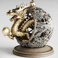 Резная фигурка «Дракон разбойник» — как символ Нового 2024 года