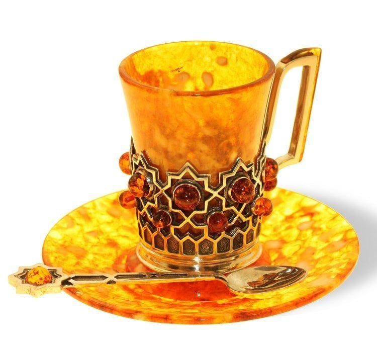 Кофейная чашка из янтаря «Визирь» 