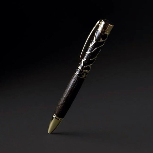 Премиальная ручка роллер «STATUS» из морёного дуба в подарок руководителю