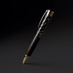 Премиальная ручка роллер «STATUS» из морёного дуба в подарок руководителю