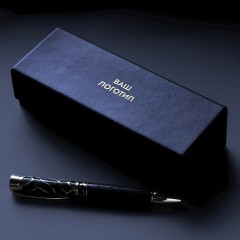 Премиальная ручка роллер «STATUS» из морёного дуба в подарок руководителю