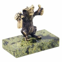 Бронзовая статуэтка «Крыса алкоголик»