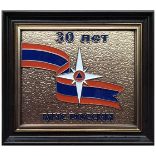 Настенная плакетка мчс 30 лет