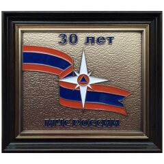 Настенная плакетка мчс 30 лет