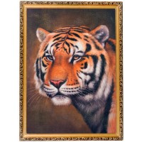 Подарочная картина ручной работы из каменной крошки «Бенгальский тигр» — символ 2022 года
