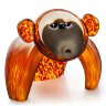 Сувенирная фигурка из художественного стекла «Обезьяна» (янтарная)