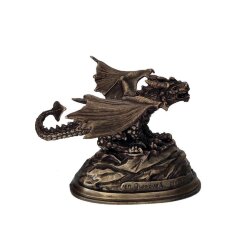 Бронзовая статуэтка «Дракон взлетает» в подарок коллекционеру