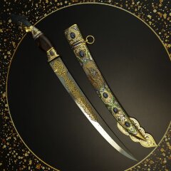 Сувенирный кинжал «Соколиная охота» в подарок мужчине