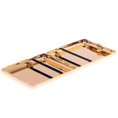 Позолоченный портсигар на 20 сигарет «Волк» в подарок охотнику