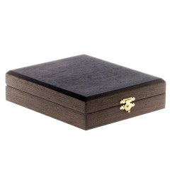 Позолоченный портсигар на 20 сигарет «Волк» в подарок охотнику