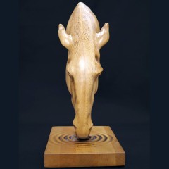 Новогодний сувенир «Пьющая лошадка» для интерьера — символ 2026 года лошади