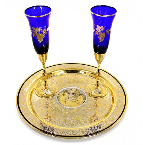 Винный набор «Арфистка» с подносом