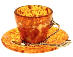 Кофейная чашка «Лето» из янтаря