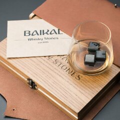 Нефритовые камни «Байкал» для виски (15 шт)