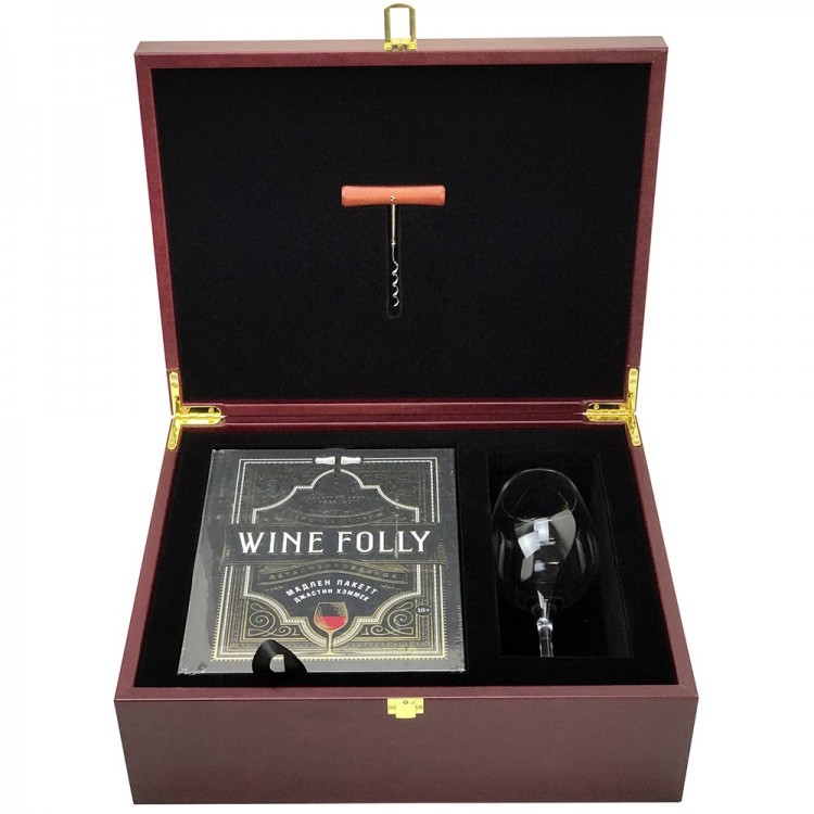 Подарочный набор с книгой «Wine Folly: Издание Магнум»