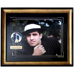 Аутентичный автограф «Адриано Челентано» на фотографии