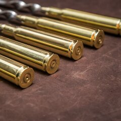 Цельнометаллические шампуры «Патрон» с художественным литьём