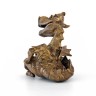 Бронзовая статуэтка «Дракон богатырь» в подарок коллекционеру