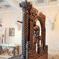 Большие интерьерные часы «Солдаты Спецназа ССО» в подарок для мужчины военного