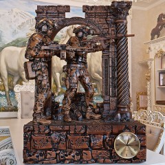 Большие интерьерные часы «Солдаты Спецназа ССО» в подарок для мужчины военного