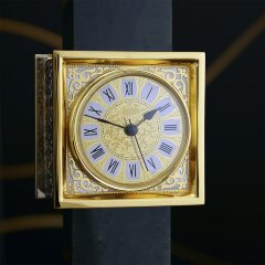 Настольные часы «Орёл» с позолоченной фигуркой в подарок руководителю