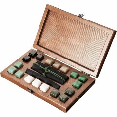 Нефритовые камни «Байкал» для виски (18 шт)