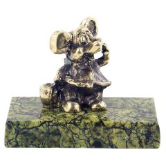 Бронзовая статуэтка «Мышка с сумкой»