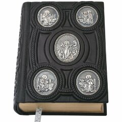 Украшенная книга «Святое Евангелие» (троица, медь)