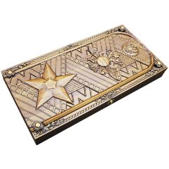 Подарочные нарды «Погоны» из массива дерева