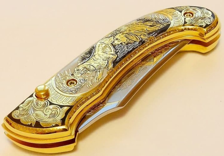 Нож складной "Собаки"