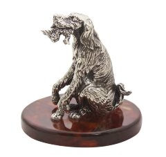 Сувенир собака «Сеттер» из бронзы