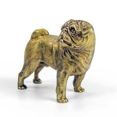 Сувенирная статуэтка собаки «Мопс» в подарок заводчику