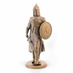 Большая скульптурная фигура «Русский князь» из бронзы