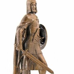 Большая скульптурная фигура «Русский князь» из бронзы